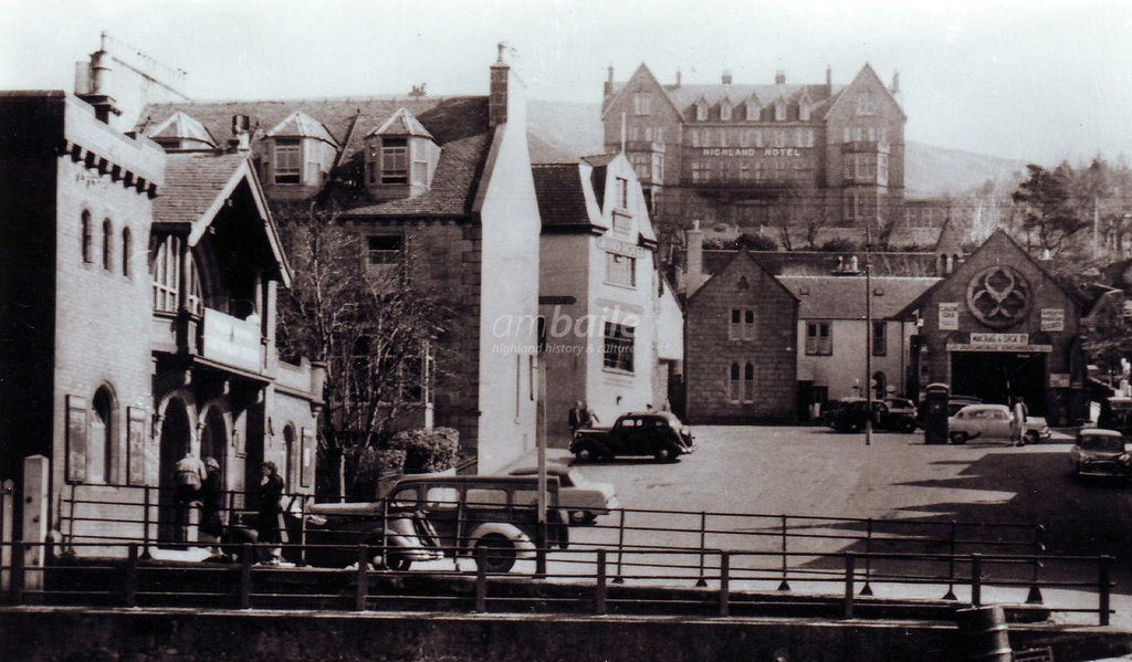 Grand Hotel, Highland Hotel and MacRae & Dick's Garage, Fort William ...