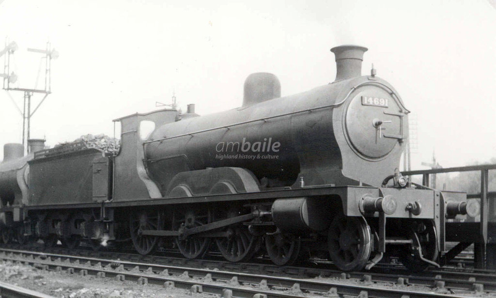 LMS 14691 Brodie Castle ann am Peairt An t Sultain 1929 High